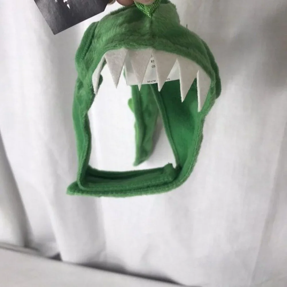 Small Cat Dog Pet Hat Dinosaur Halloween Costume One Size Headpiece New Green